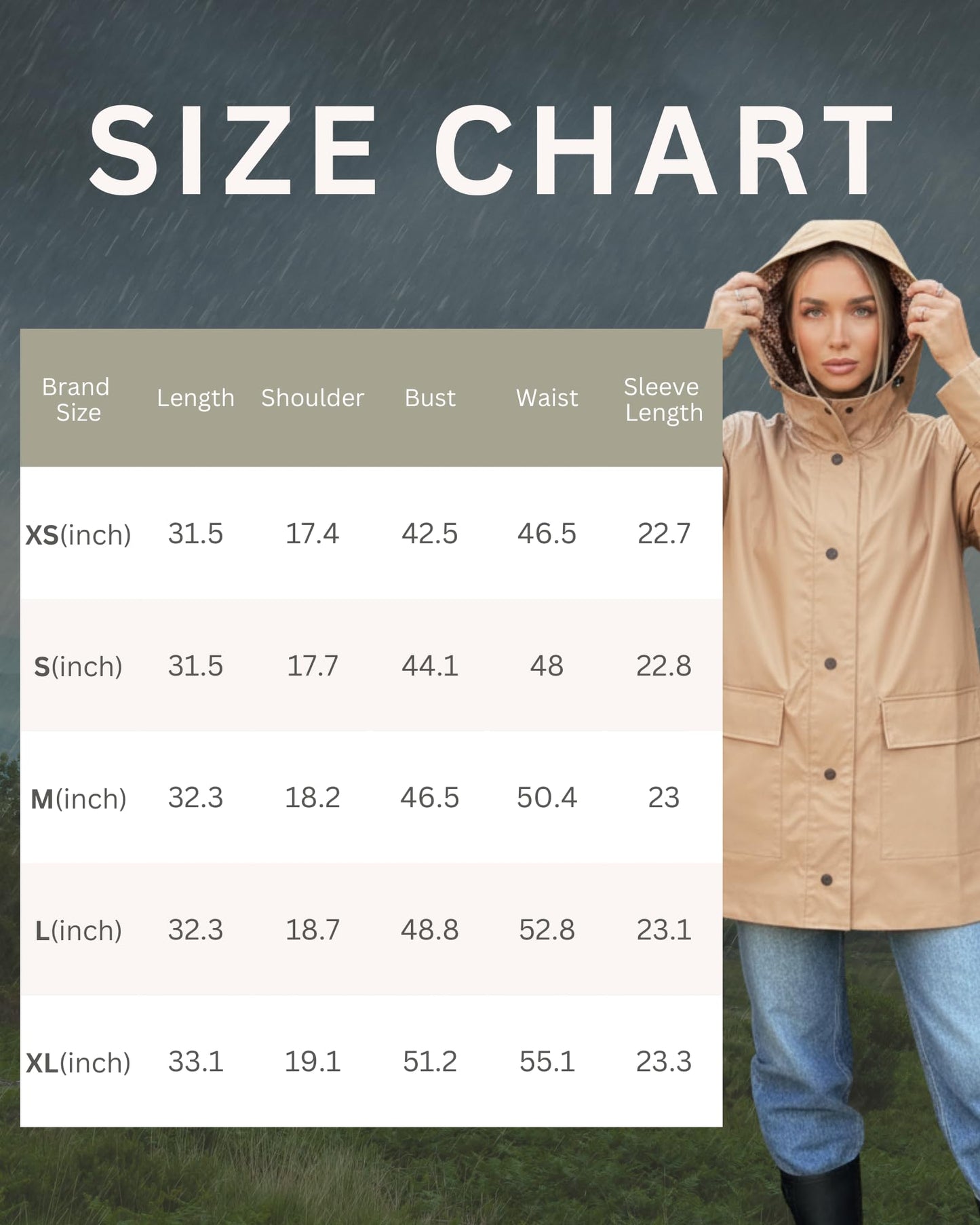 Lightweight Rain Coat, outdoor coat – Waterproof Raincoat with Hood
