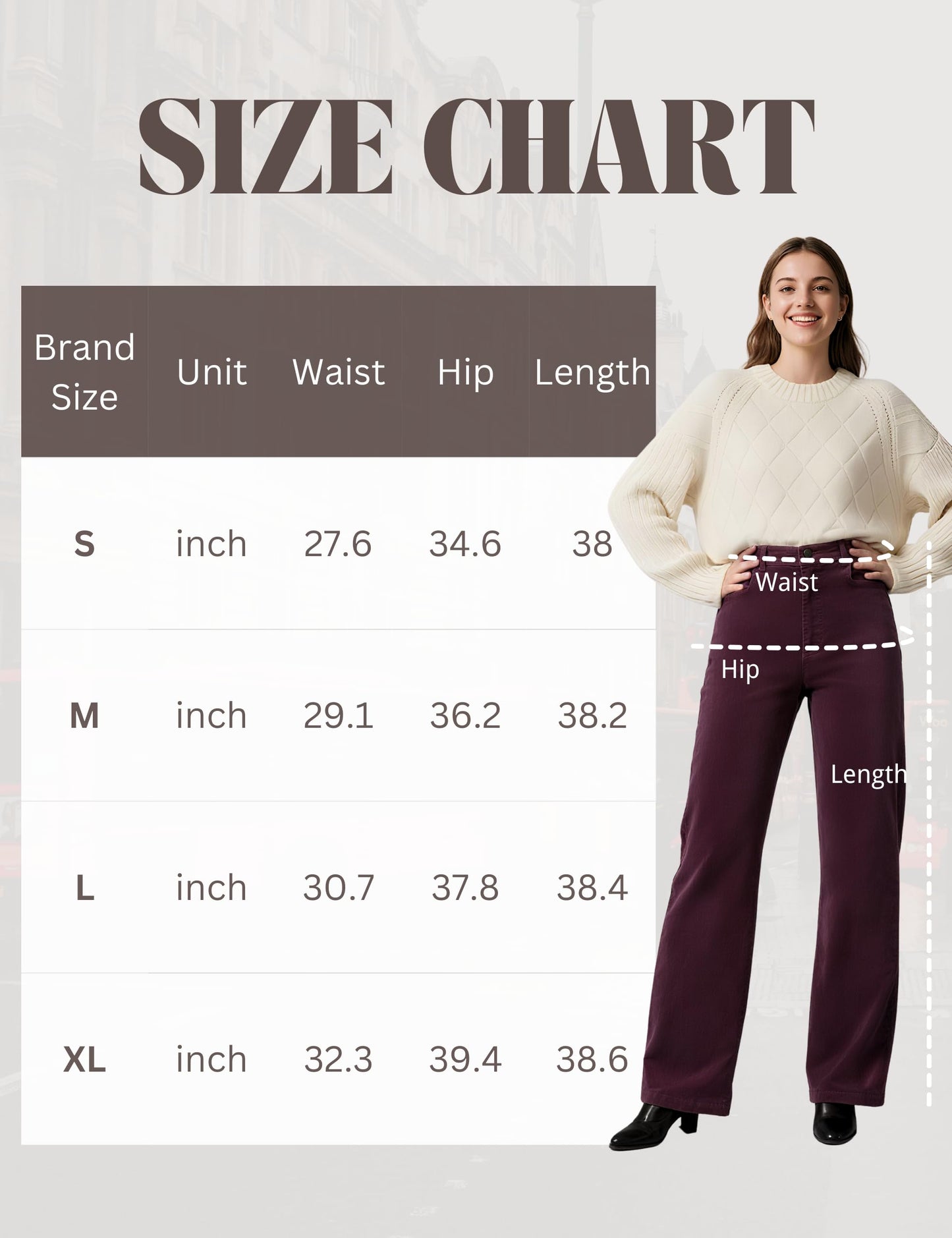 OctMoon Corduroy Pants Women Straight Leg Casual Trousers – Garment Dyed Pantalones de Pana para Mujer