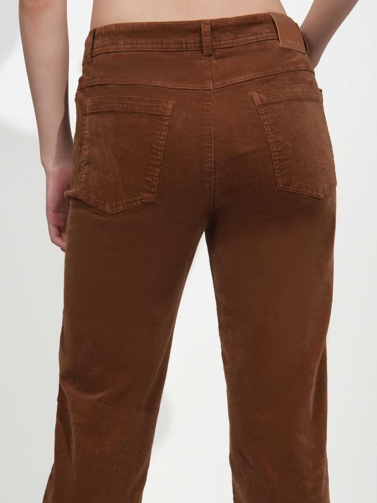 OctMoon Corduroy Pants Women Straight Leg Casual Trousers – Garment Dyed Pantalones de Pana para Mujer
