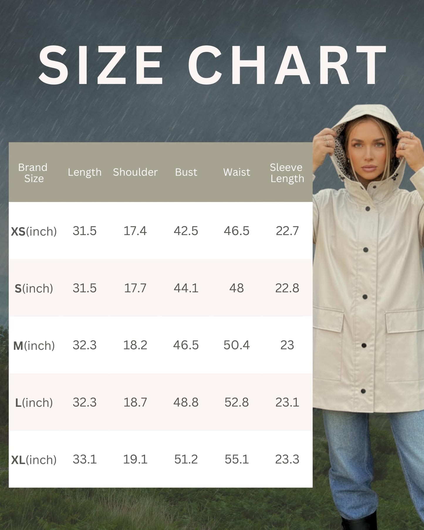 Lightweight Rain Coat, outdoor coat – Waterproof Raincoat with Hood