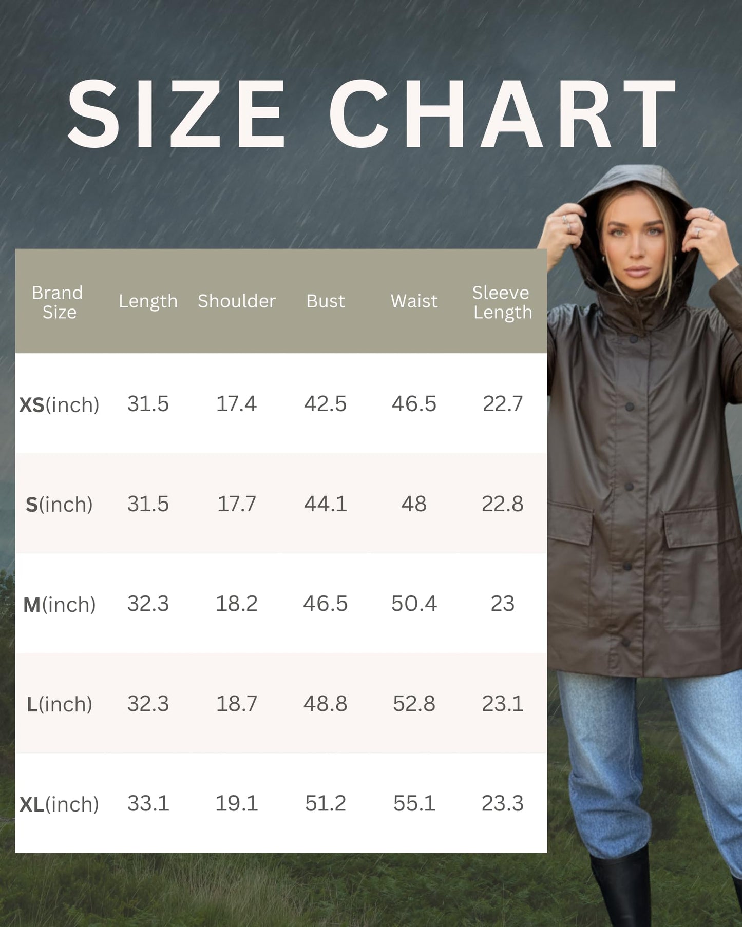 Lightweight Rain Coat, outdoor coat – Waterproof Raincoat with Hood