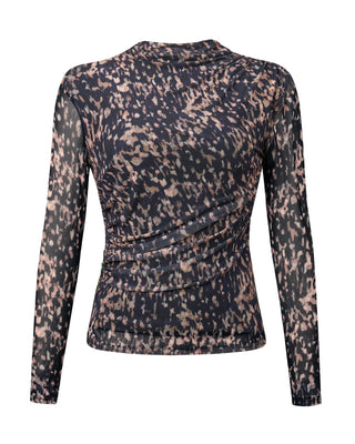 High Neck Slim Fit Blouse