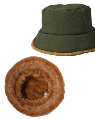 Sherpa Quilted Bucket Hat